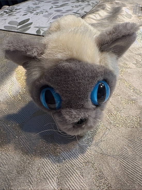 Artlist Collection Other - Vintage Plush Big Headed Siamese -The Cat- with Bright Blue Eyes
